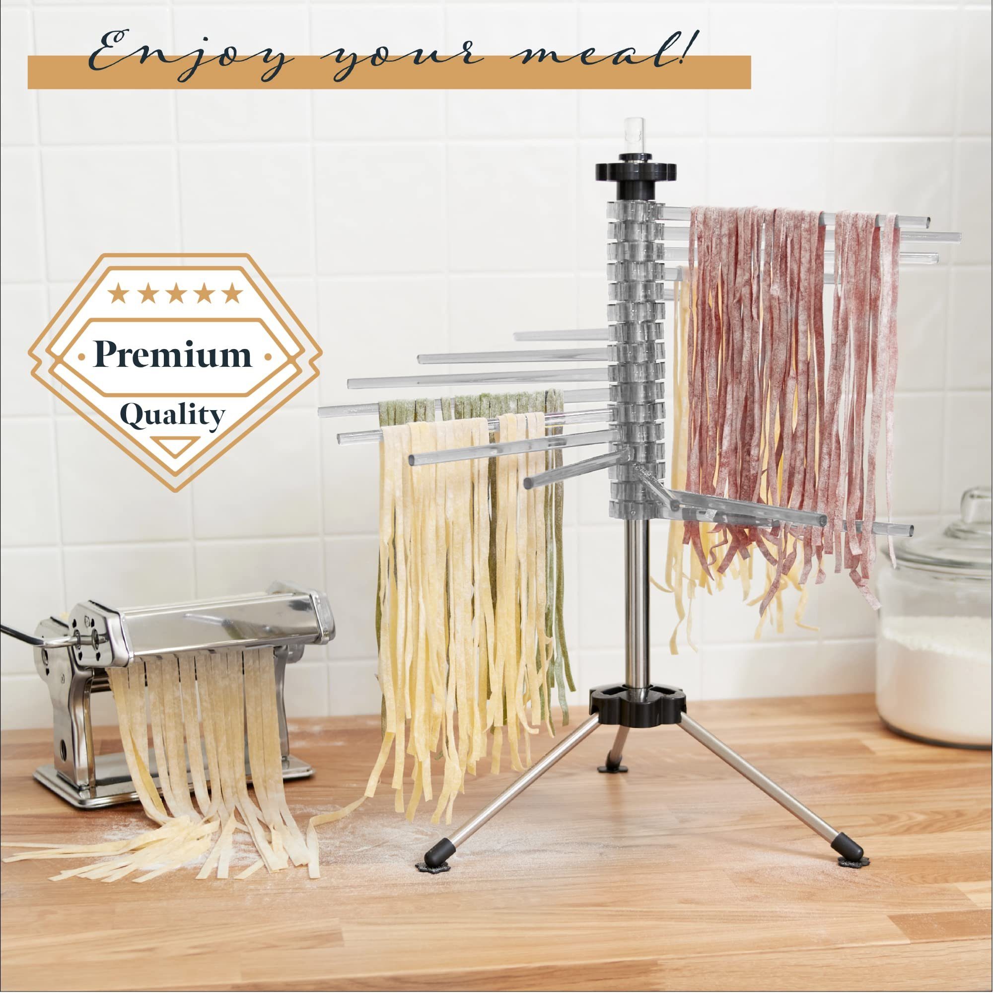 GOURMEO Nudelmaschine GOURMEO Pasta drying rack