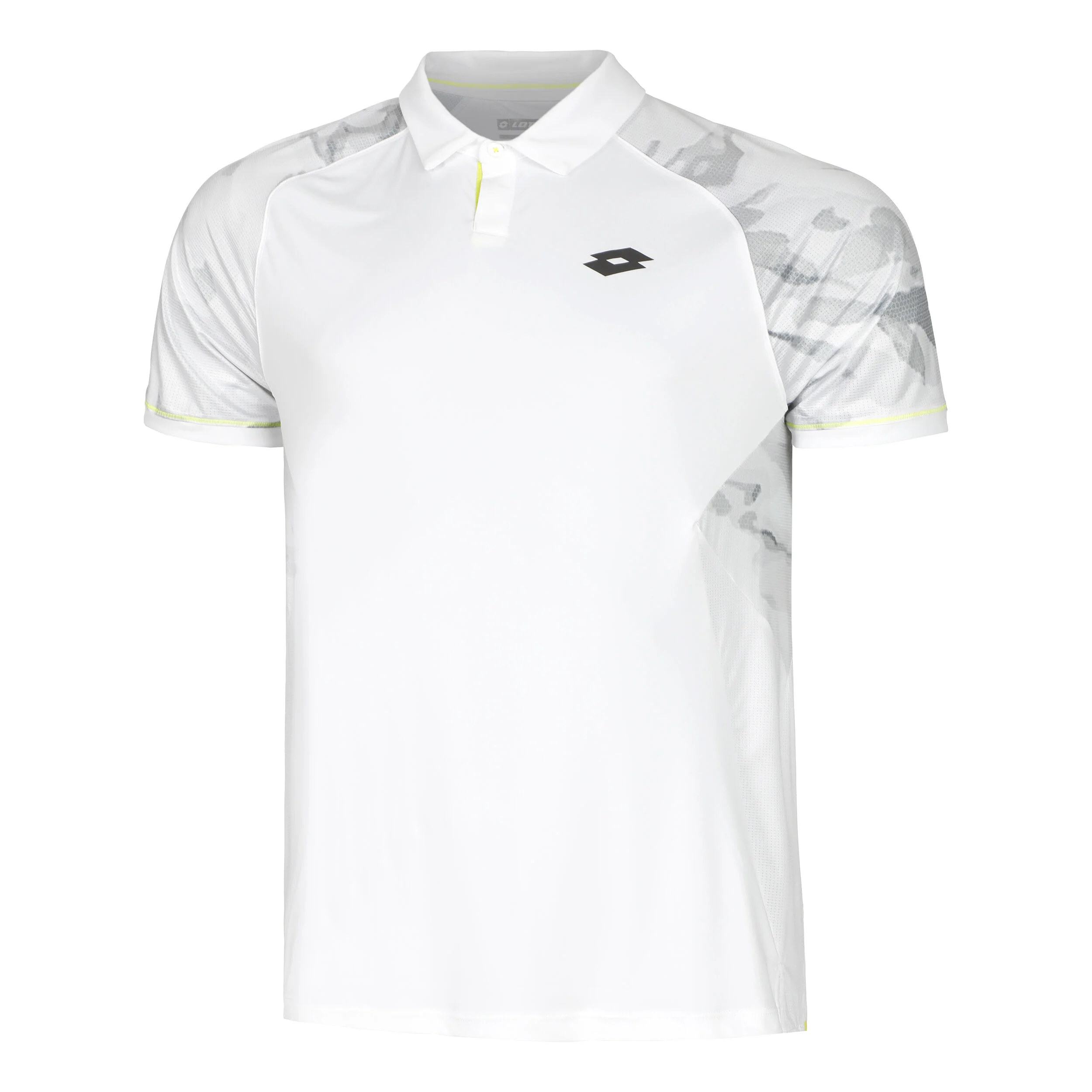Tech Polo Herren - Weiß, Grau
