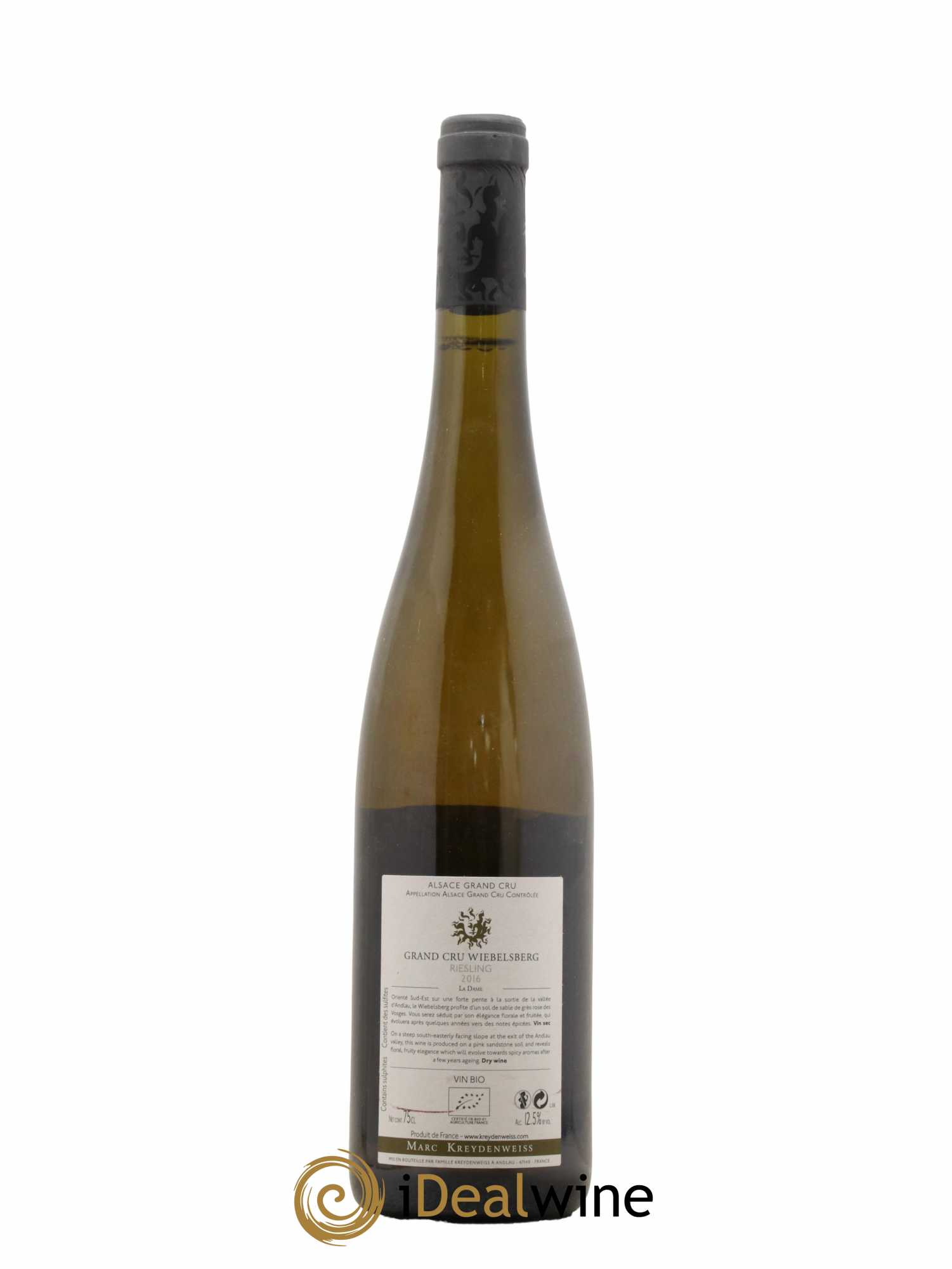 Alsace Riesling Grand Cru Wiebelsberg Marc Kreydenweiss  2016 - Lot de 1 Bouteille