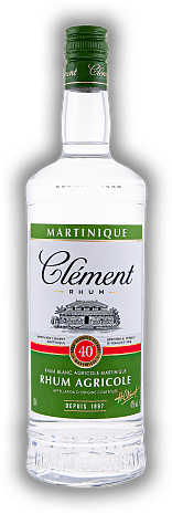Clement Rhum Agricole Blanc 40% 1,0 Liter Clement Rhum Agricole Blanc 40% 1,0 Liter  1	 Liter - Vol 40%