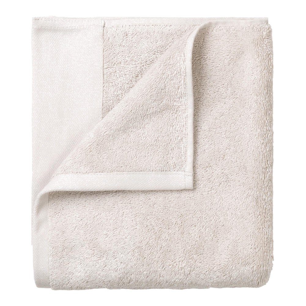 blomus Handtuch Gästehandtücher 2er Set RIVA Handtuch Gästehandtuch Baumwolle moonbeam, Frottee (2-St), 100% Baumwolle