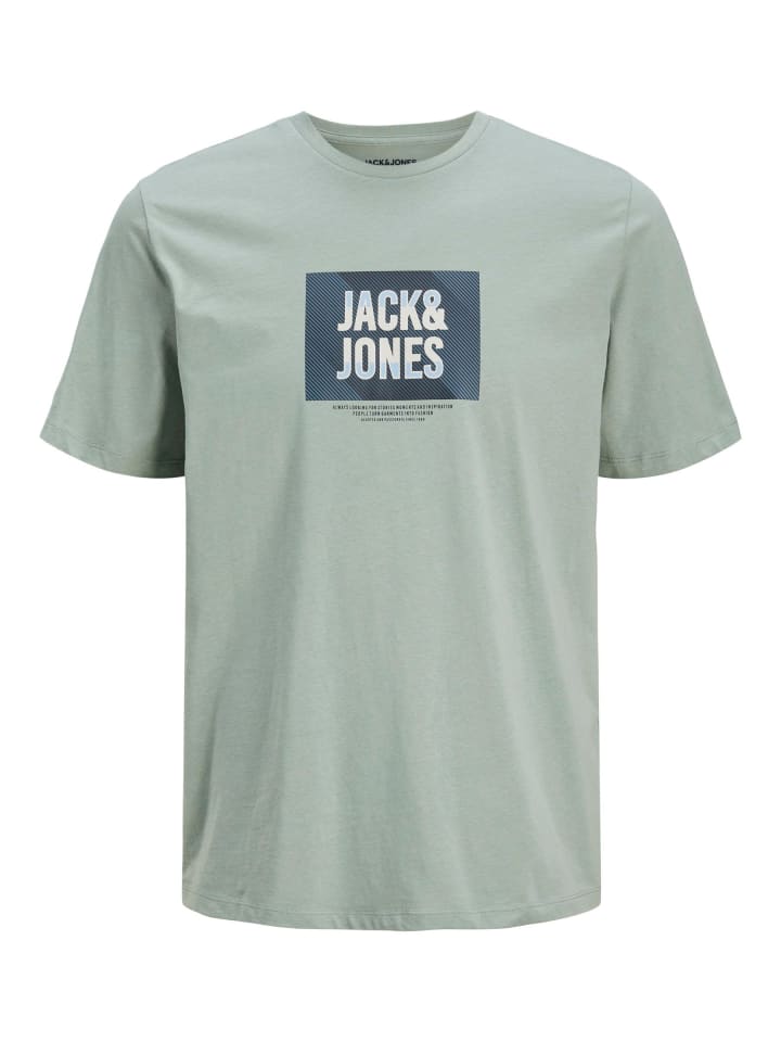 JACK & JONES PLUS T-shirt in Iceberg Green günstig kaufen