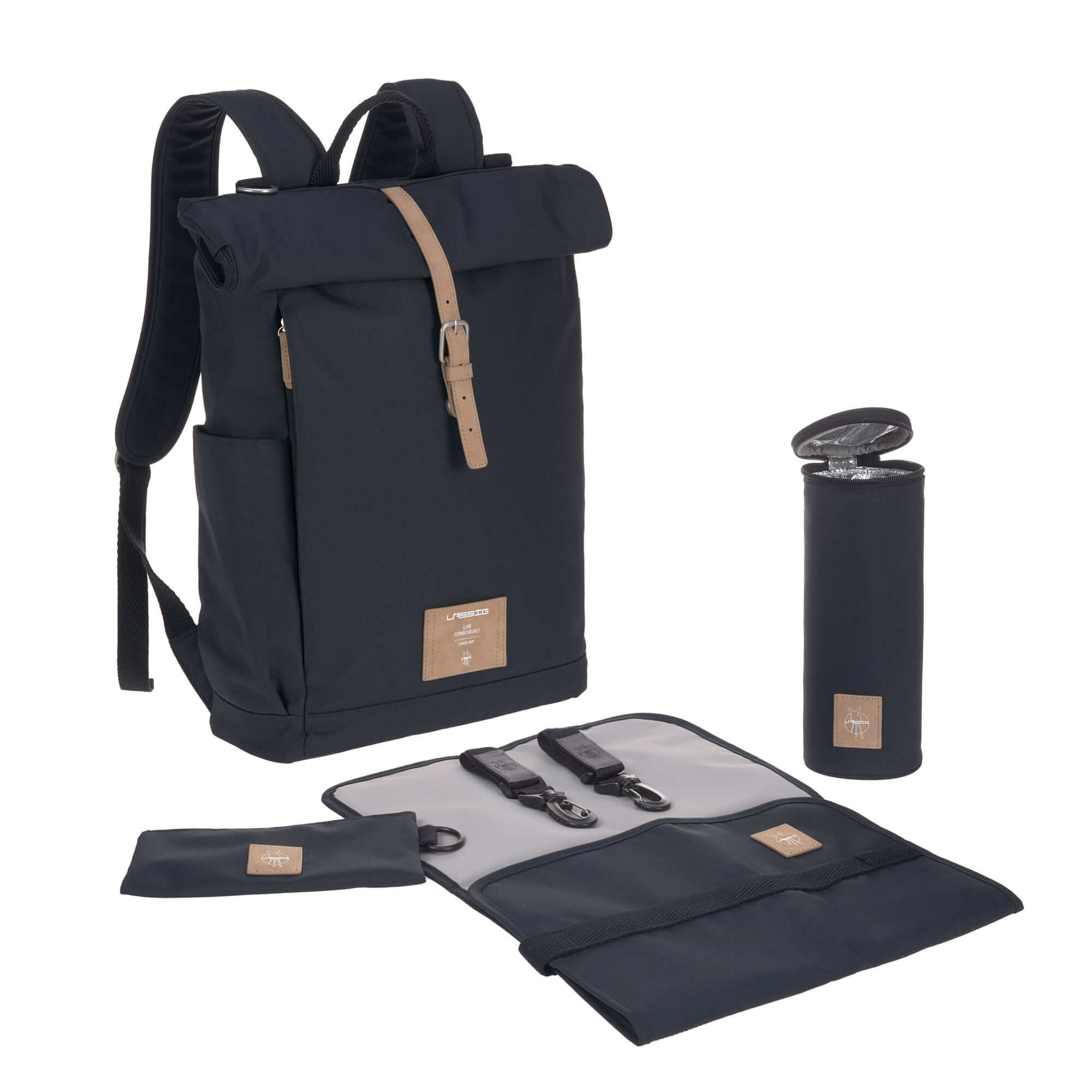 Wickelrucksack - Rolltop Backpack, Night Blue