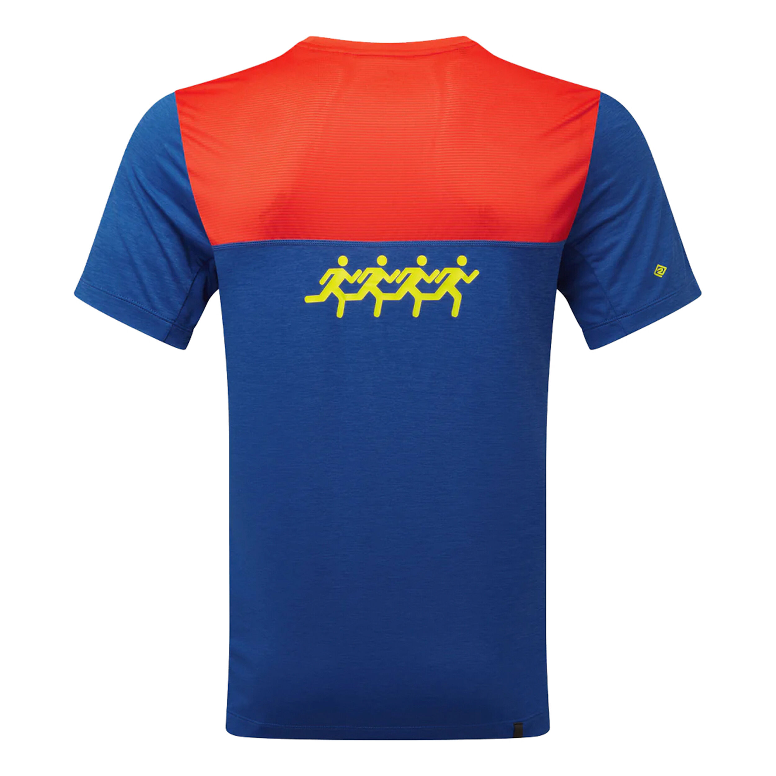 Tech Trio Laufshirt Herren - Blau, Orange