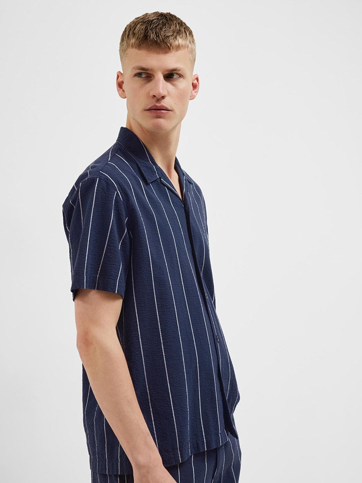 SELECTED HOMME Hemd in Dunkelblau günstig kaufen