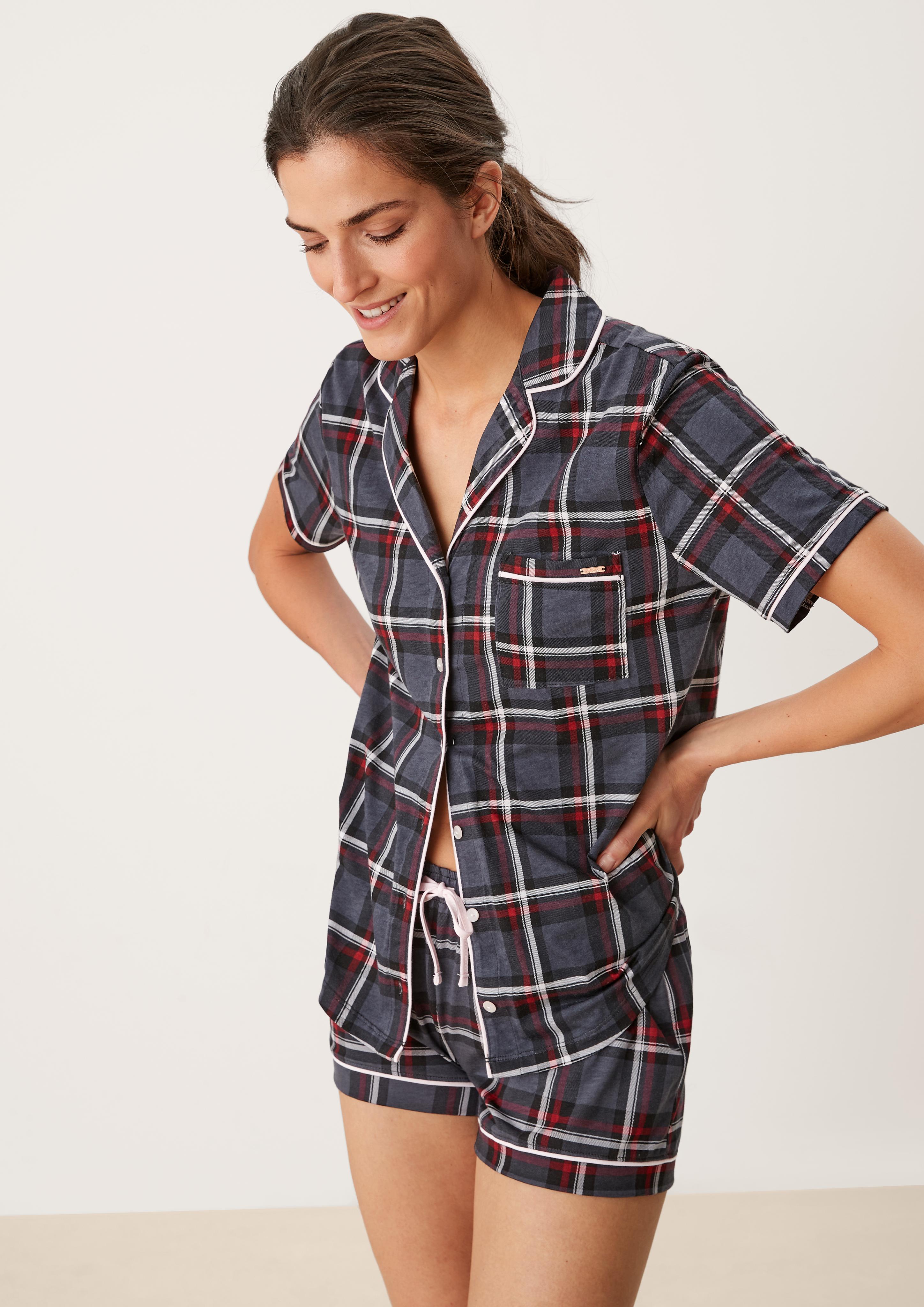 Kurzer Jerseypyjama mit Viskose  6006295-46N1