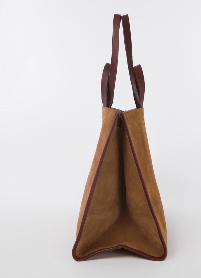 Jérôme Dreyfuss Leon L shoulder bag in calf suede with removable pouch