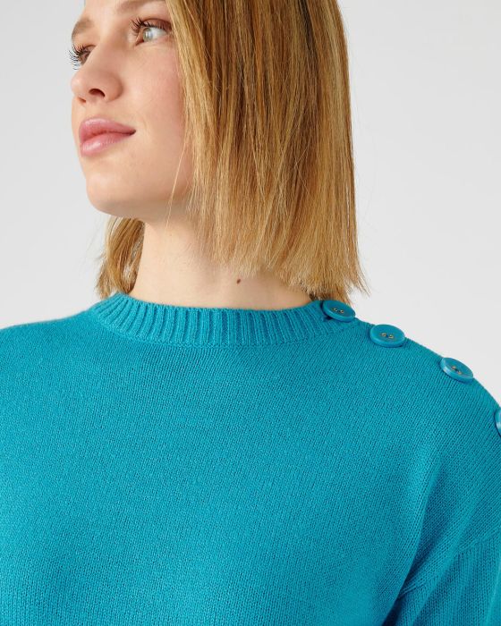 Pull tunique esprit marinière