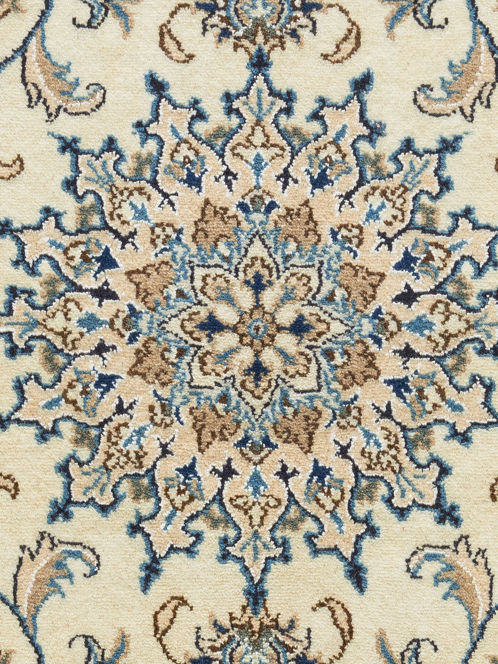 Kaschmar Nain 12 Lah ca. 120 x 195 cm, Unikat / Einzelstück