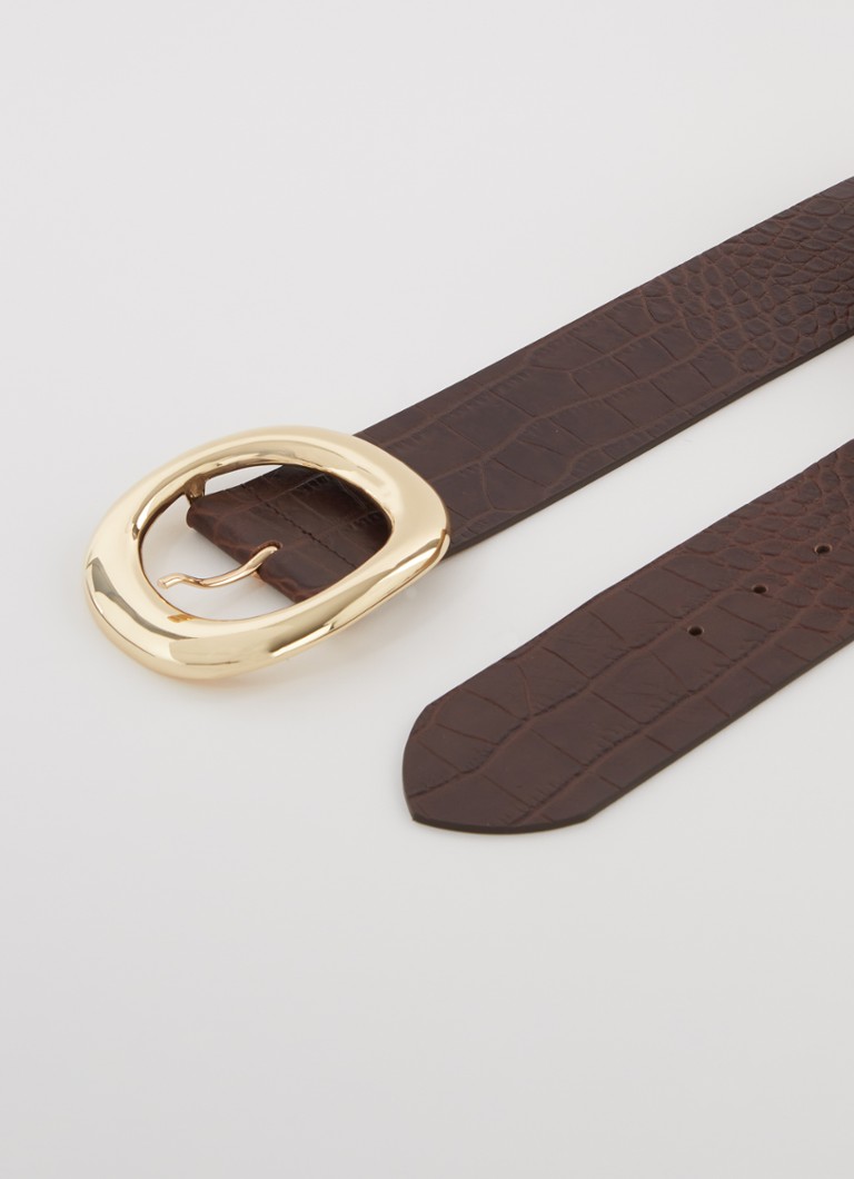 Curea din piele de crocodil LKBennett Bromley