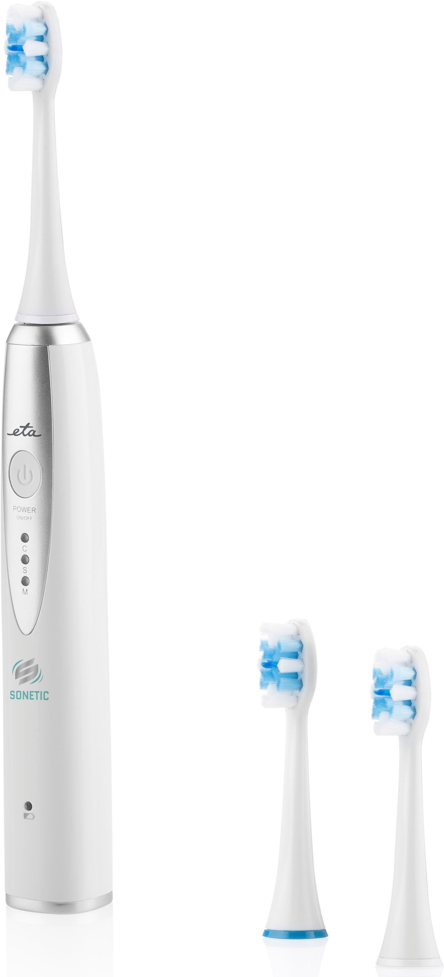 eta Mundpflegecenter SONETIC ETA270790000 Munddusche & Zahnbürste, Timer 2 Min. - 30 Sek. Intervall, 3 Reinigungsstufen, DuPont Borsten