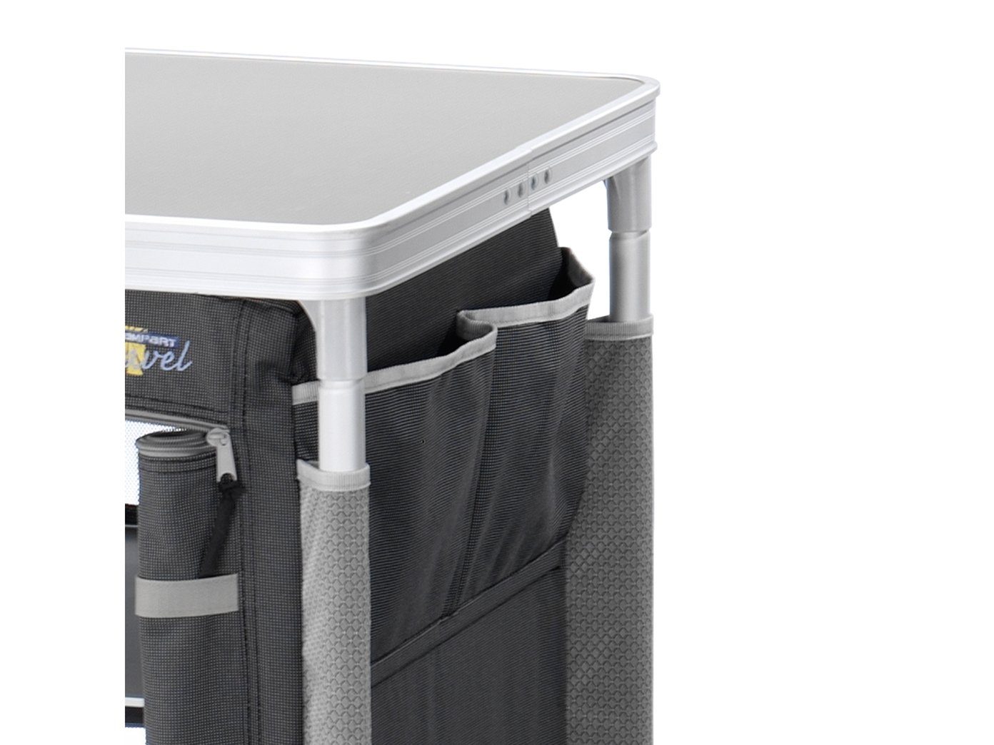 Campart Stoffschrank Camping Küchenbox für Aussen-Küche großer Outdoor-Schrank faltbar