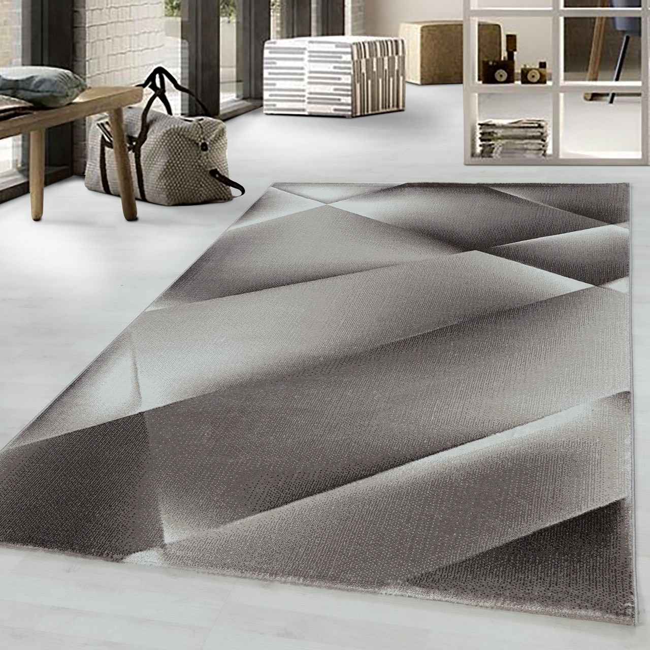 Ayyildiz Teppich, COSTA 3527, BROWN, 240 x 340 cm