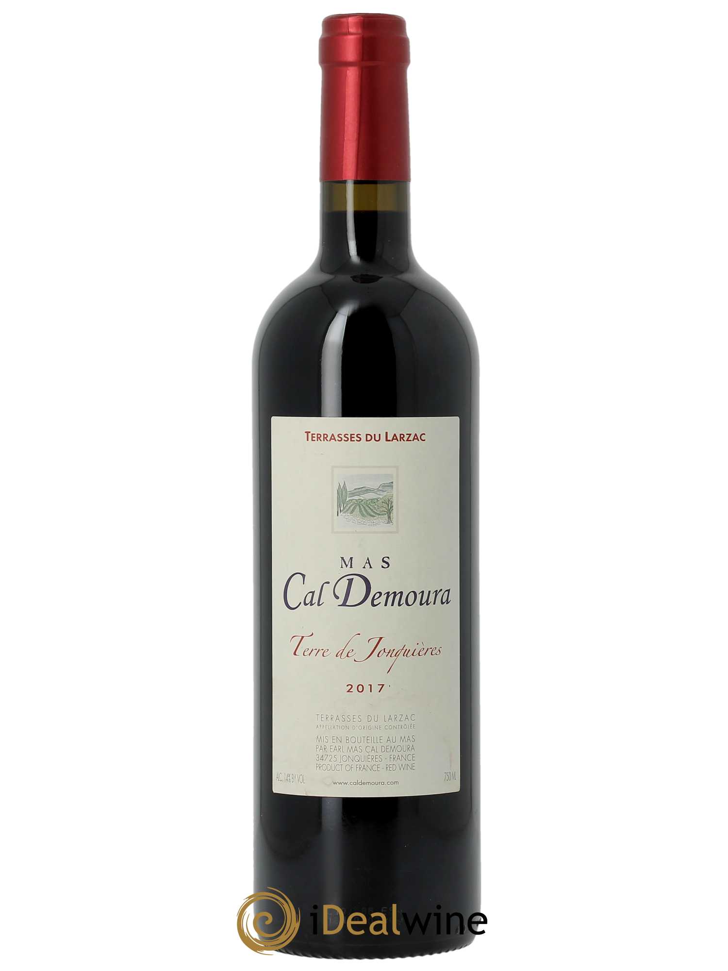 Terrasses du Larzac Terre de Jonquières Mas Cal Demoura  2017 - Lot de 1 Bouteille