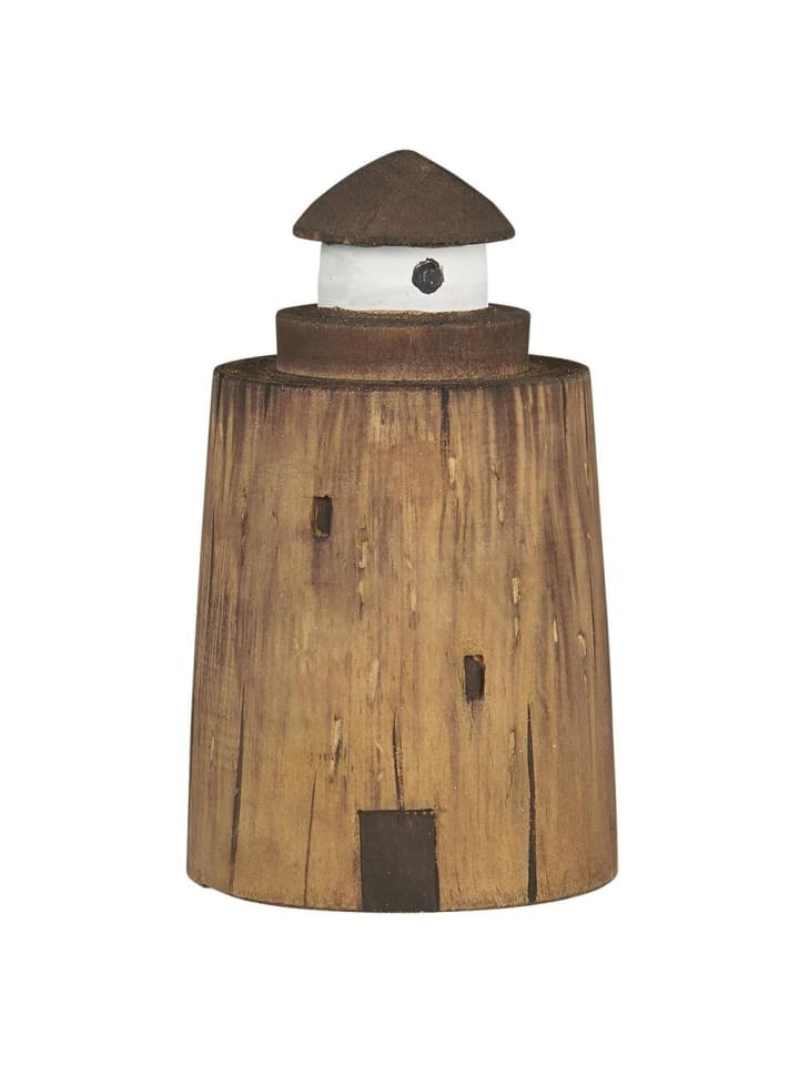 IB Laursen Holz Leuchtturm Deko Nautico in natur günstig kaufen