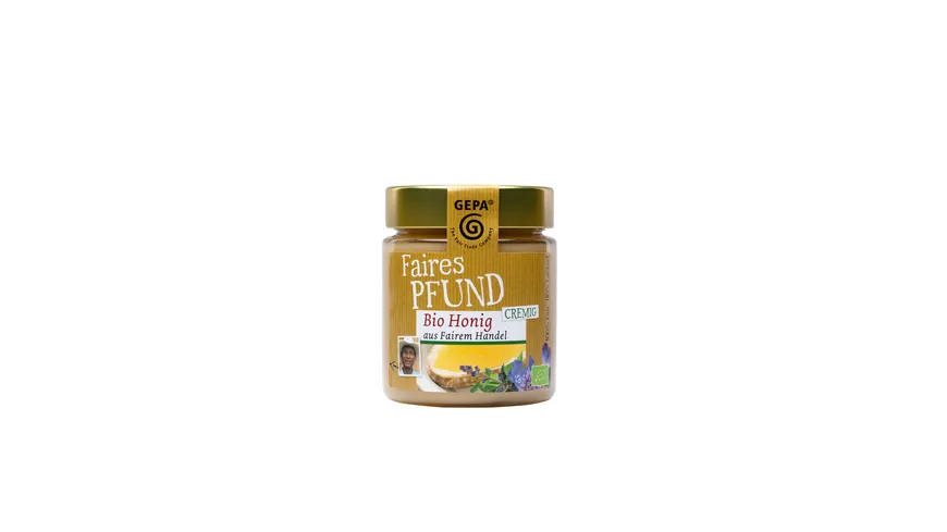 GEPA Das Faire Pfund Bio Honig cremig 500 g