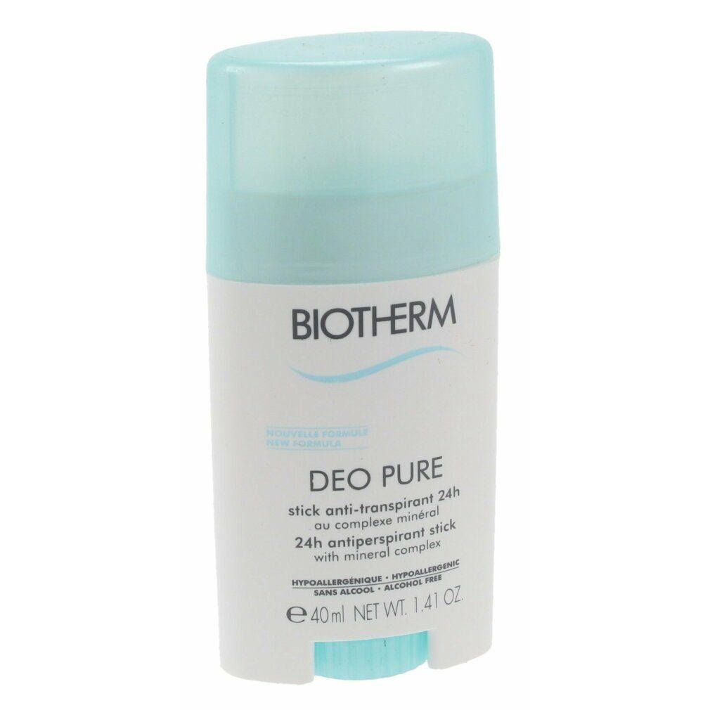 BIOTHERM Deo-Zerstäuber Biotherm Deo Pure Antiperspirant Stick 24H 40ml