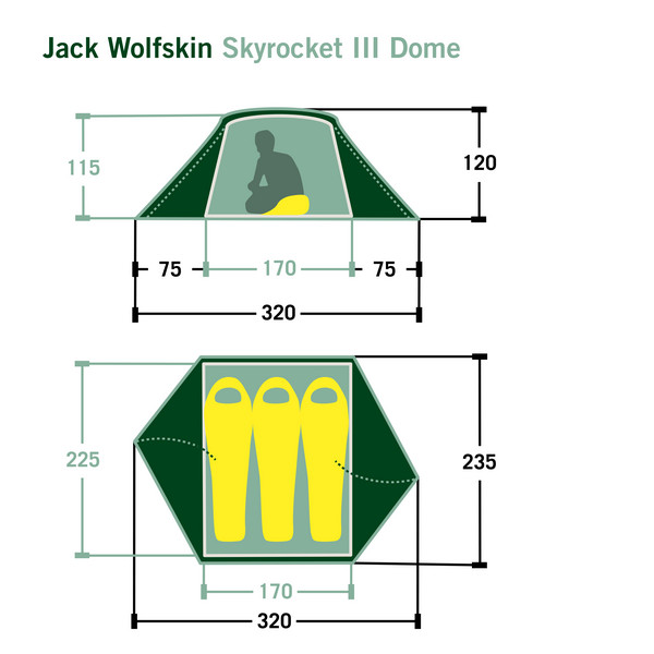 SKYROCKET III DOME - Kuppelzelt