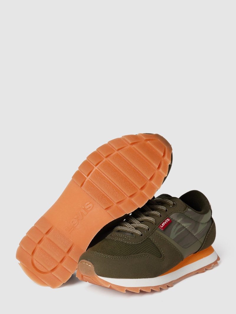 Sneaker mit grafischem Muster Modell 'ALEX S' in khaki