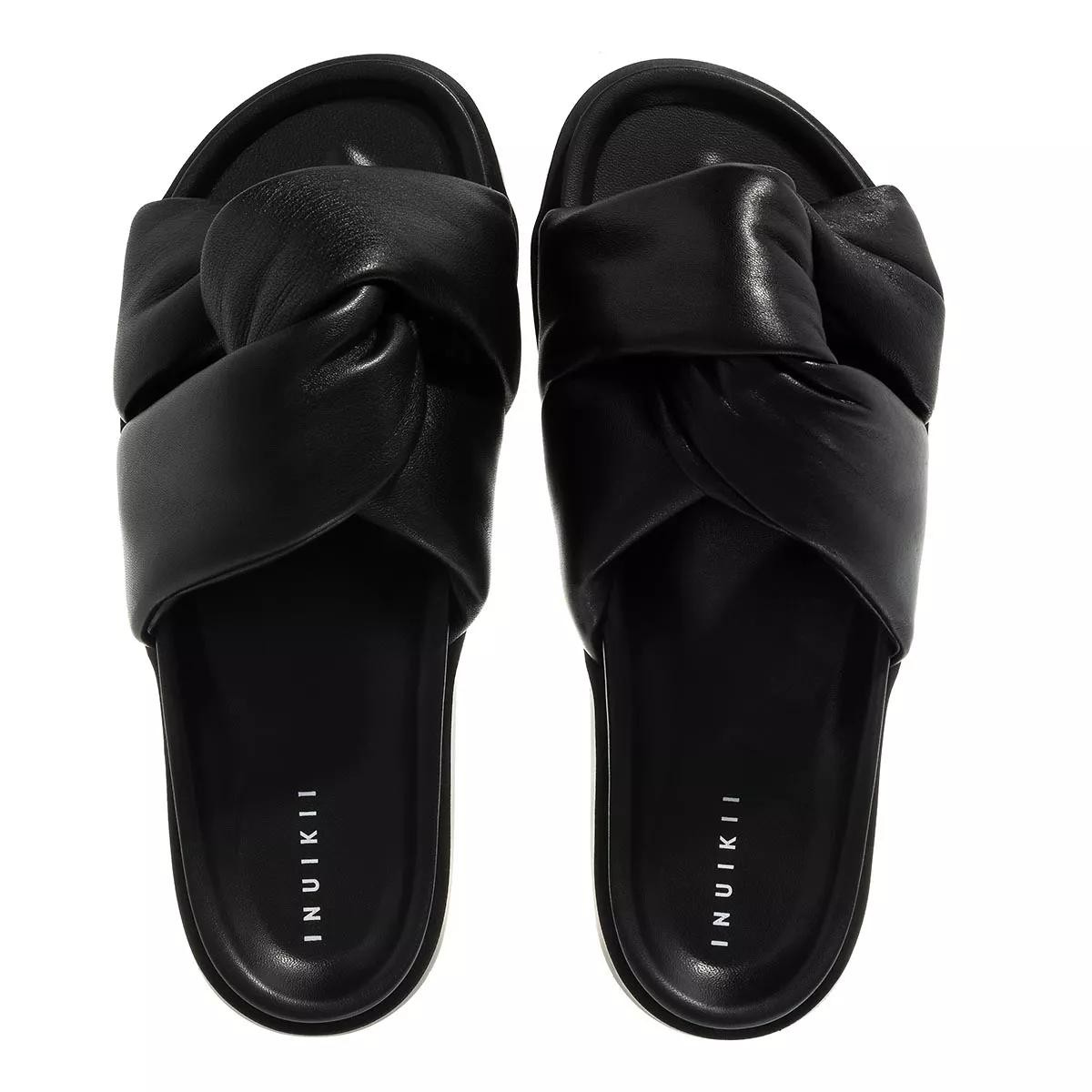 INUIKII Komfort Sandalen schwarz Slide