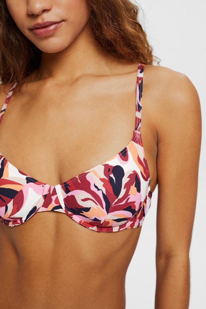 Bikinitop mit Blumenprint