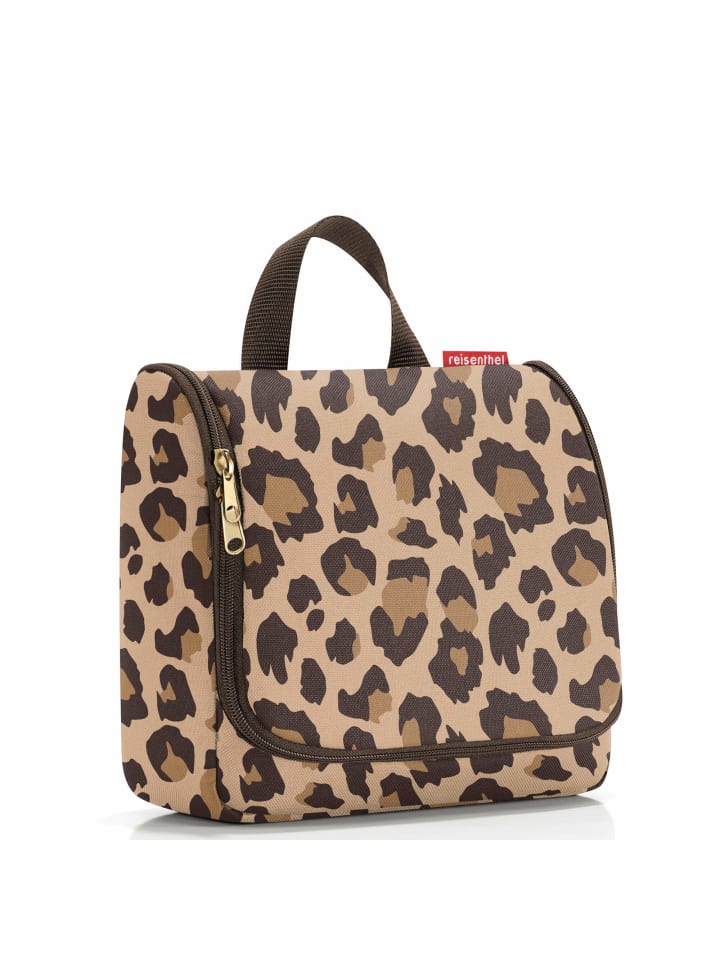 Reisenthel cosmetics toiletbag - Kulturbeutel 20 cm (glossy dots black) in leo macchiato günstig kaufen onesize