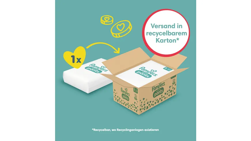 Pampers Baby Dry Pants Gr.5 12-17kg Monatsbox