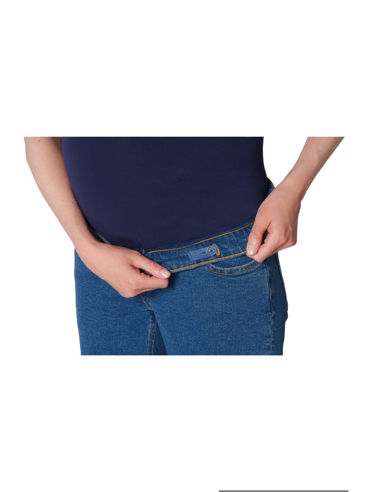 Noppies Straight Umstandsjeans Hawa in Medium Blue Wash günstig kaufen