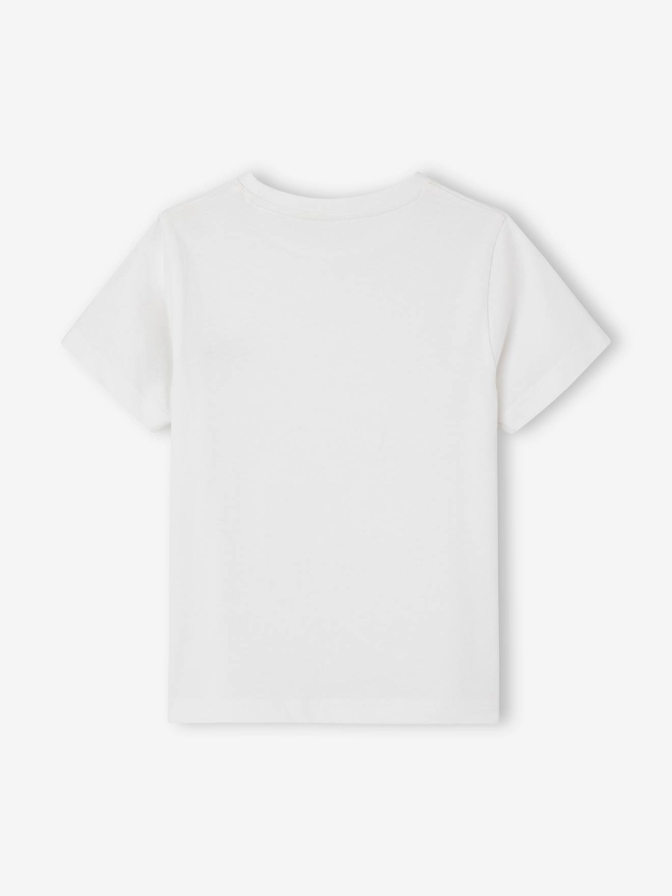 Vertbaudet Jungen T-Shirt BASIC Oeko-Tex, personalisierbar - weiß
