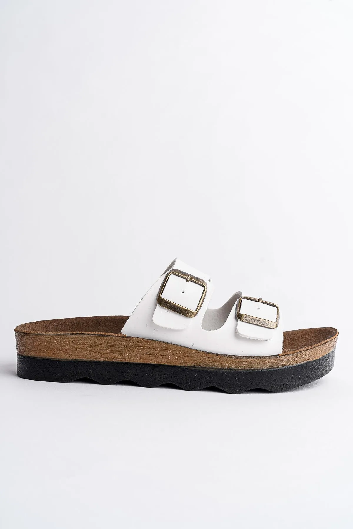 MUGGO  Rehda garantiert zwei Schnallen, bequeme Sohle, verstellbare Unisex-Hausschuhe