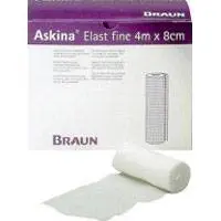 ASKINA Elast Fine Binde 10 cmx4 m cellophaniert  1 St  Binden