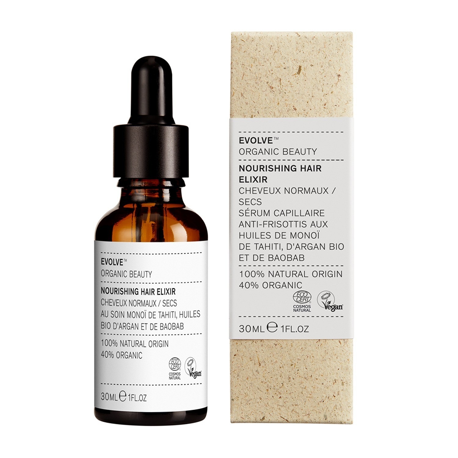 Evolve Organic Beauty Tápláló hajelixír