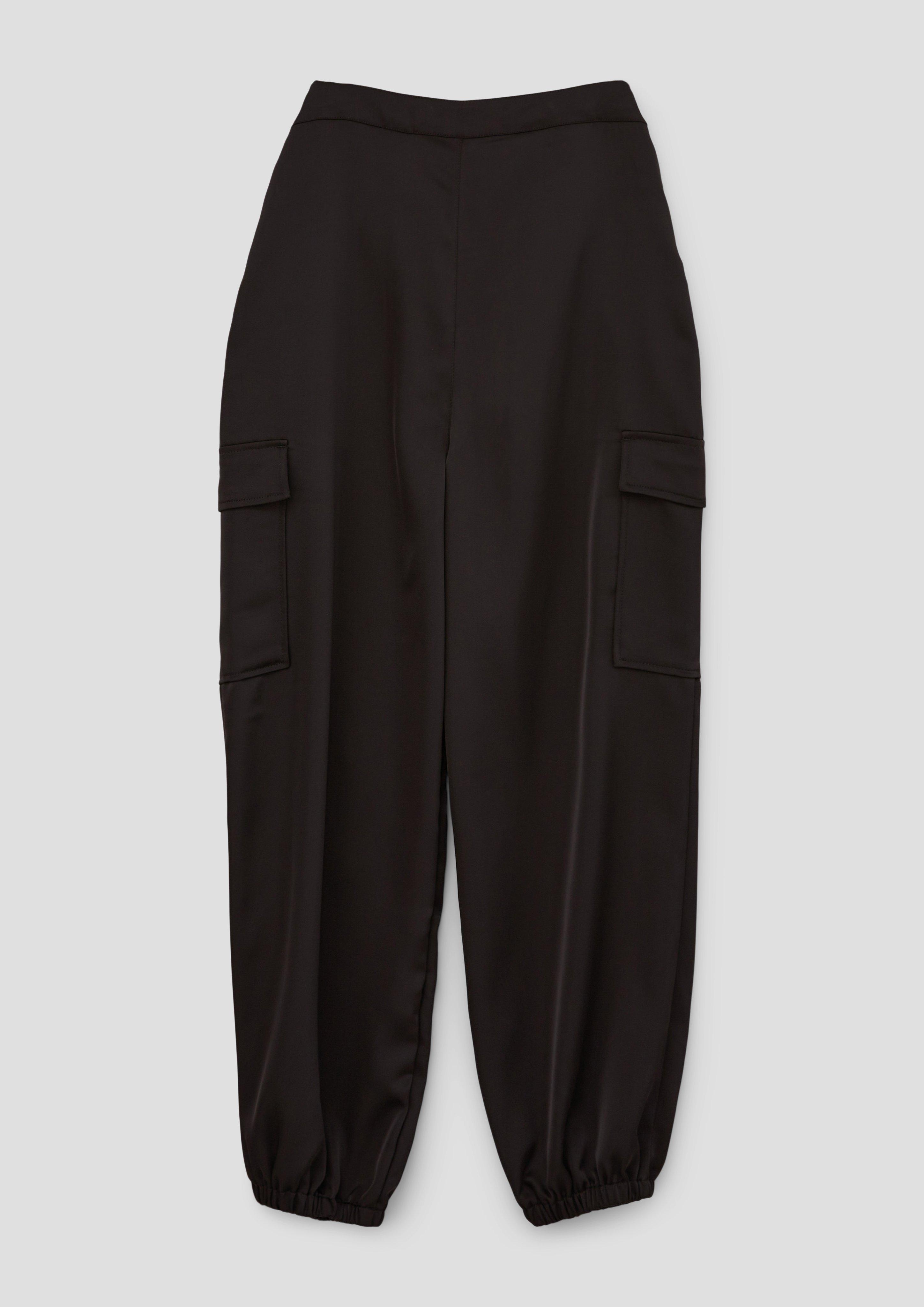 Loose: Parachute-Hose aus Satin  2138424-9999