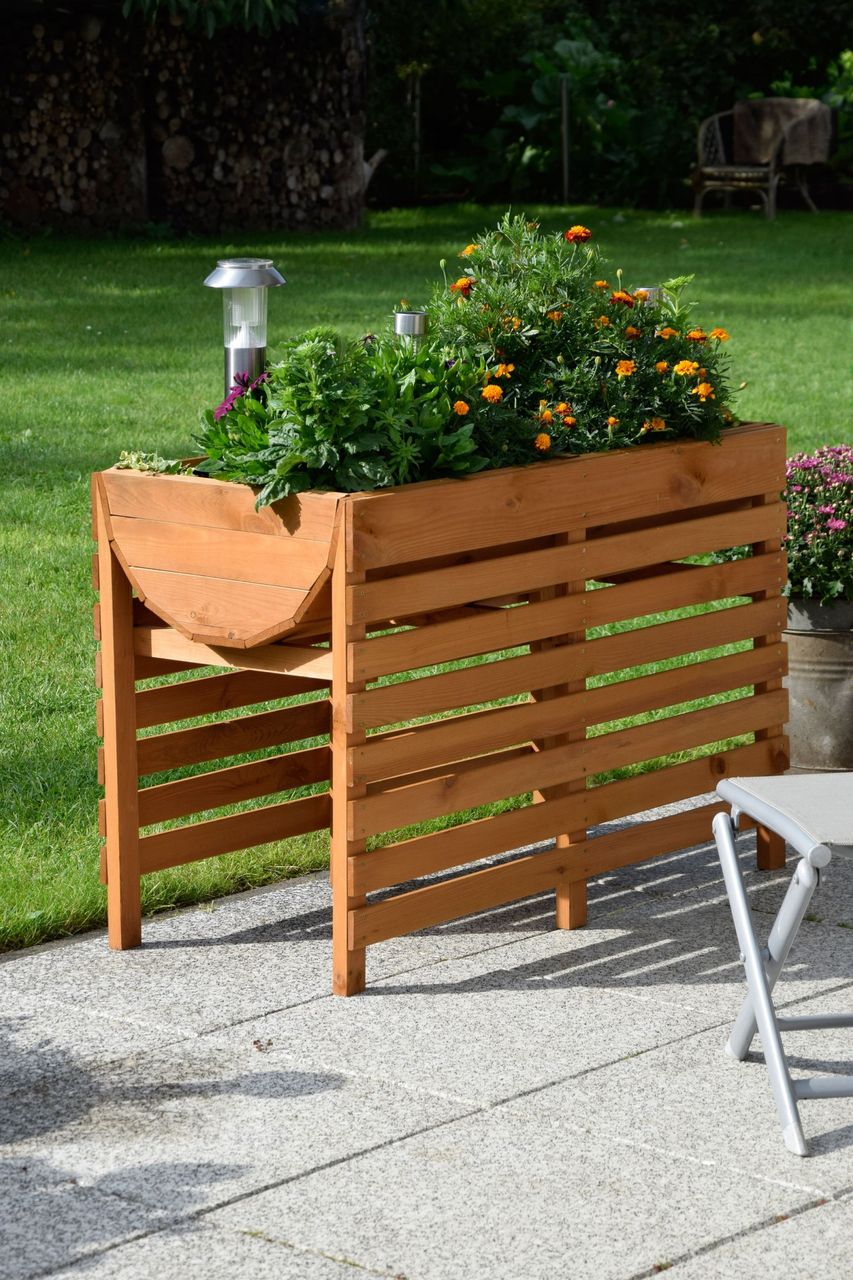 dobar Hochbeet inkl. Pflanzfolie, braun, Gr.XL