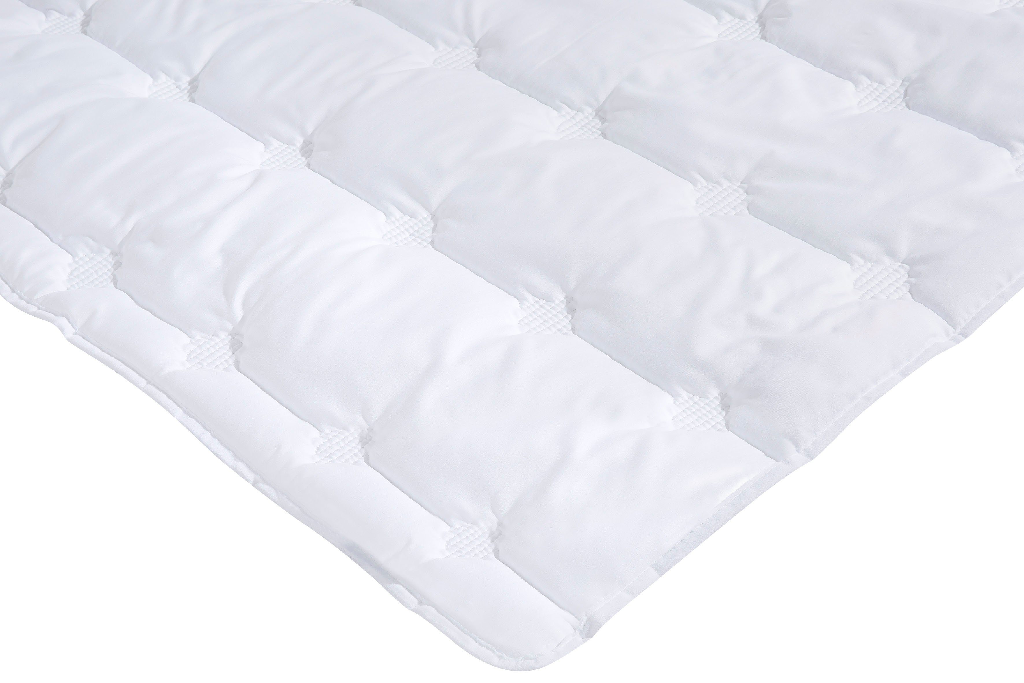 Steppbett + Kopfkissen, Medibett Cotton Soft, Beco, Füllung: 3D-Klimafaser (Polyester), 1x Bettdecke 135x200 cm & 1x Kopfkissen 80x80 cm