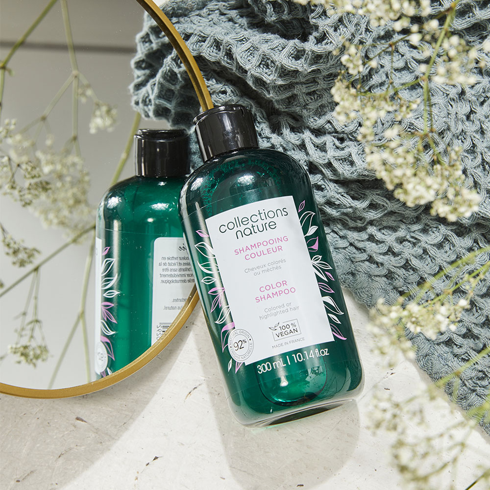Collections Nature Shampooing Couleur Idéal pour les cheveux colorés ou méchés