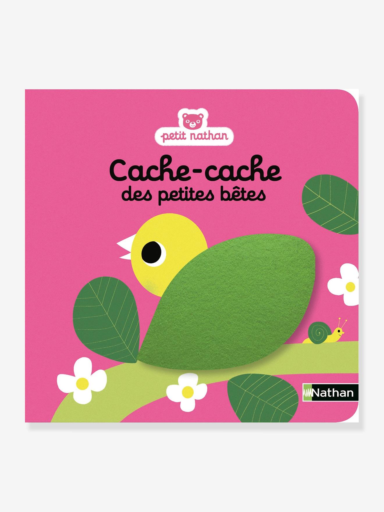 Livre Cache-cache des petites bêtes PETIT NATHAN rose