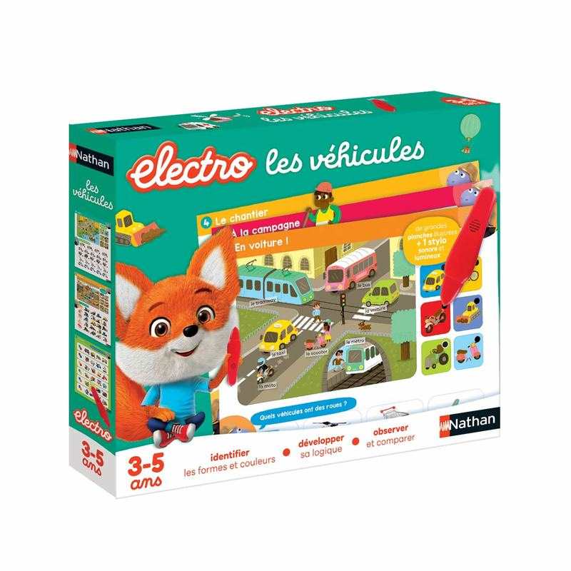 Jeu interactif Electro Les véhicules Nathan