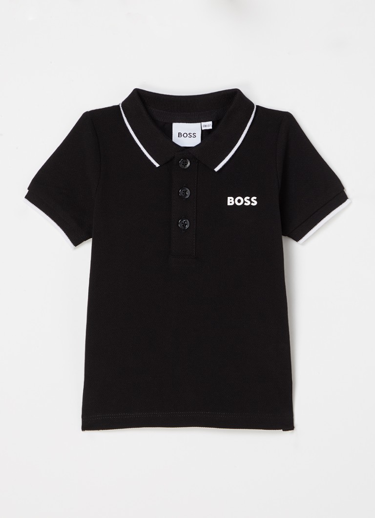 HUGO BOSS Polo majica od pamučnog pikea s vezom logotipa