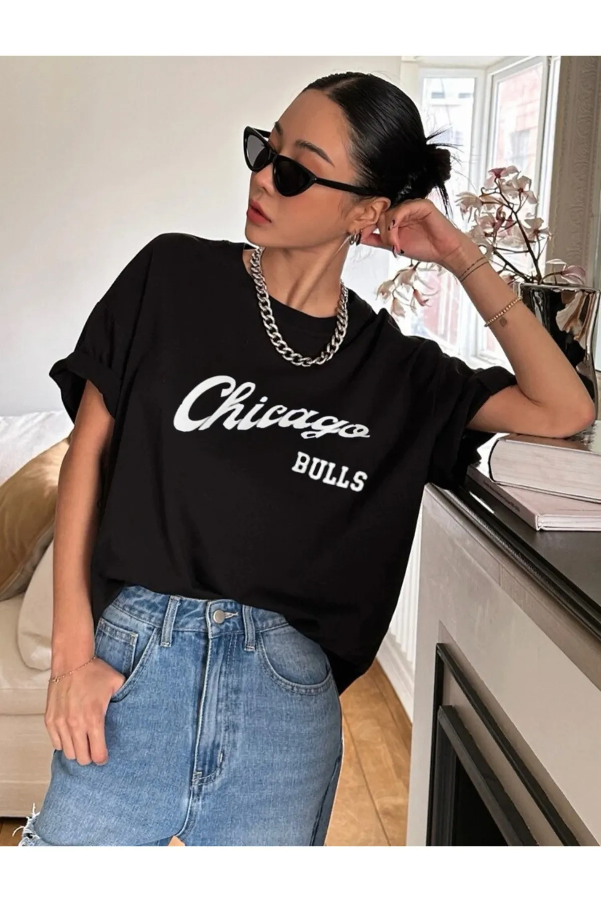 My Blog  Bedrucktes T-Shirt der Chicago Bulls