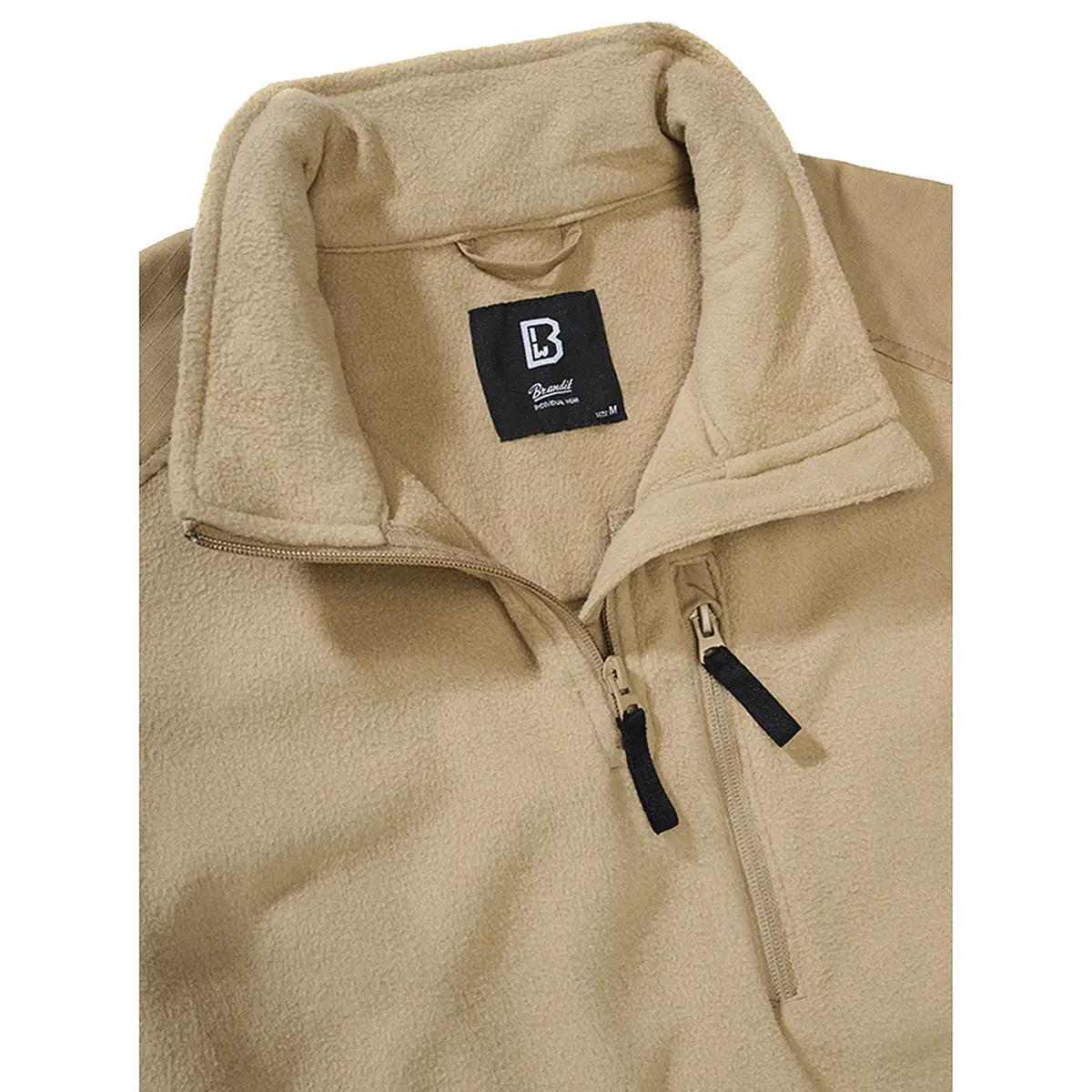 Brandit Fleece Troyer Ripstop camel