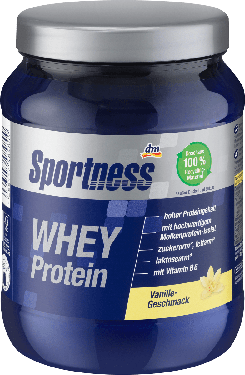 Whey Proteinpulver Vanille Geschmack, 450 g