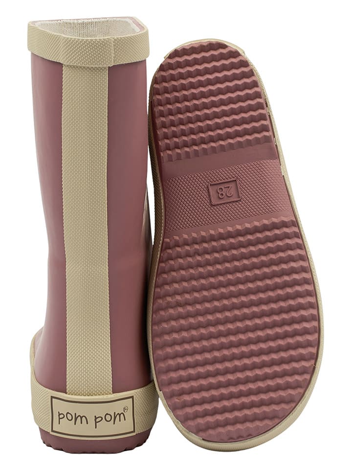 POM POM Gummistiefel in Altrosa günstig kaufen