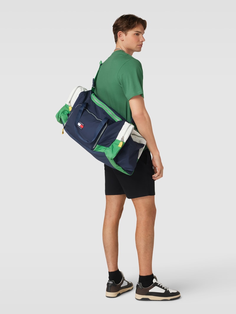 Duffle Bag mit Label-Details Modell 'HERITAGE PINNACLE' in grün