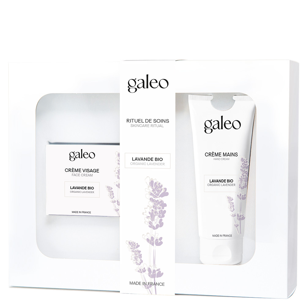 galeo COFFRETS DUO VISAGE ET MAINS - LAVANDE BIOLOGIQUE Coffret
