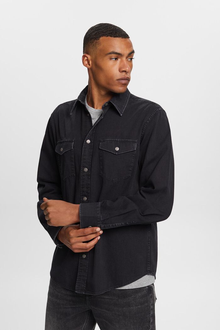 Jeanshemd, 100 % Baumwolle