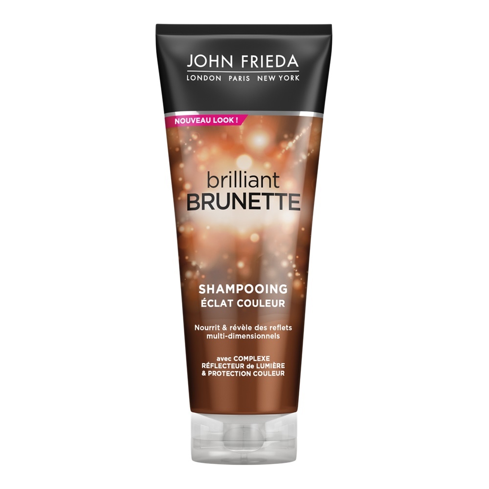 john frieda Brilliant Brunette Shampooing Éclat Couleur Shampooing cheveux bruns