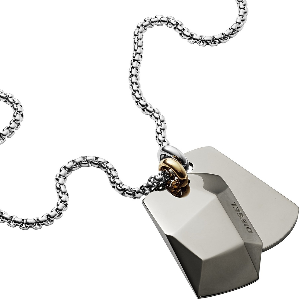 Diesel Chaînette Acier inoxydable collier