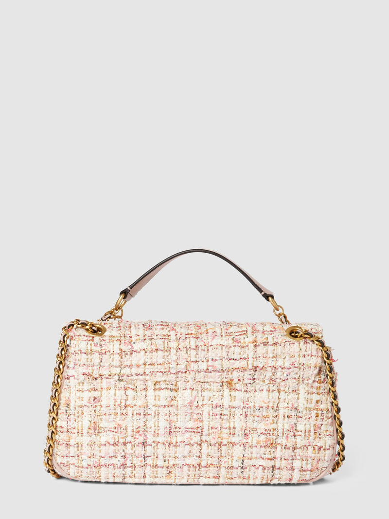 Crossbody Bag in Bouclé-Optik Modell 'GIULLY' in rosa