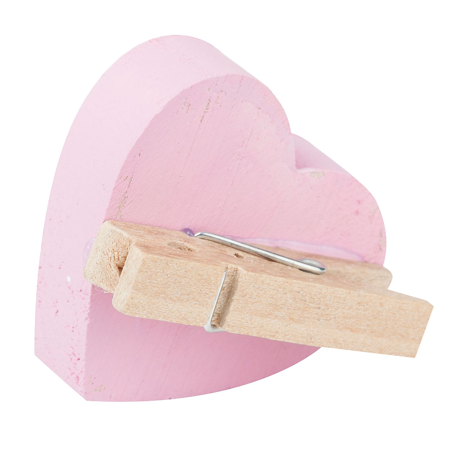 Herzen aus Holz, 12 Stück
